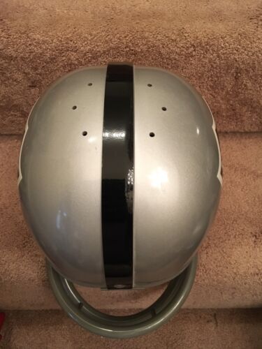 Riddell Kra-Lite RK2 Suspension 1967 Oakland Raiders Football Helmet- – WESTBROOKSPORTSCARDS Riddell Kra-Lite RK2 Suspension 1967 Oakland Raiders Football Helmet- – WESTBROOKSPORTSCARDS