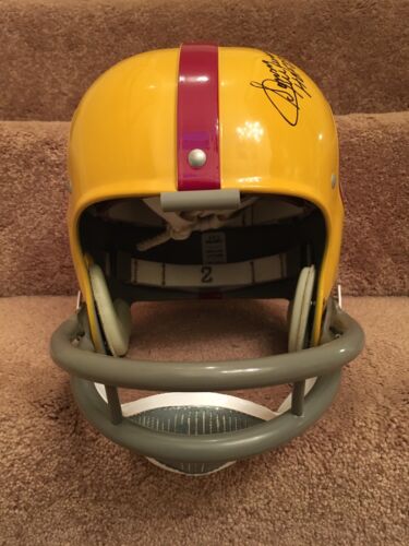 autographed redskins football helmets Riddell Kra-Lite RK2 Washington Redskins Football Helmet Jurgensen Aut – WESTBROOKSPORTSCARDS