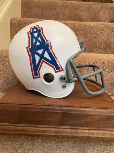 Original Vintage 1970s Wilson Football Helmet Size 7 1/4 Houston Oilers