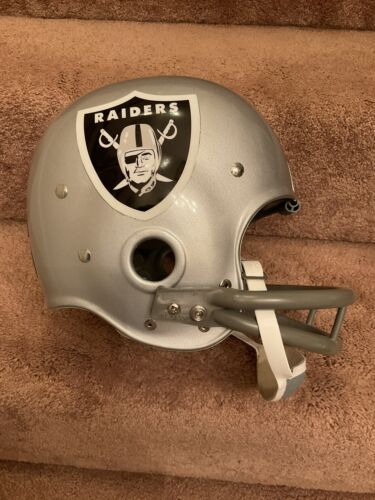 Riddell Kra-Lite RK2 Suspension 1967 Oakland Raiders Football Helmet Tom Flores