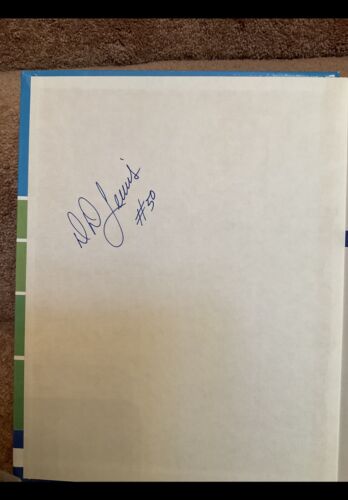 D D Lewis Autographed 1981 Dallas Cowboys Blue Book Media Guide Fan Book Sports Mem, Cards & Fan Shop:Autographs-Original:Football-NFL:Other Autographed NFL Items WESTBROOKSPORTSCARDS   
