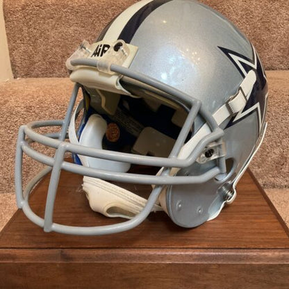 Vintage Schutt Air Football Helmet Dallas Cowboys Troy Aikman Large Shell Sports Mem, Cards & Fan Shop:Fan Apparel & Souvenirs:Football-NFL Riddell   