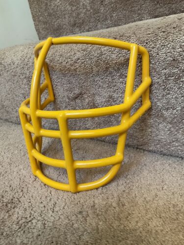 Vintage Riddell 1980s NJOP Football Helmet Yellow Gold 3-Dot Facemask USFL Sporting Goods:Team Sports:Football:Clothing, Shoes & Accessories:Helmets & Hats Riddell   