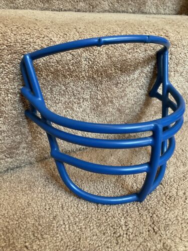 Vintage Blue Schutt 1970s Double Wire JOP Red Dot L Football Helmet Facemask Sporting Goods:Team Sports:Football:Clothing, Shoes & Accessories:Helmets & Hats Schutt   