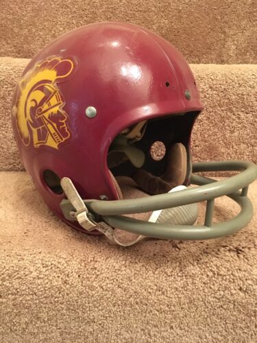 1972 USC Trojans Authentic Game Used Riddell Kra-Lite Football Helmet – WESTBROOKSPORTSCARDS