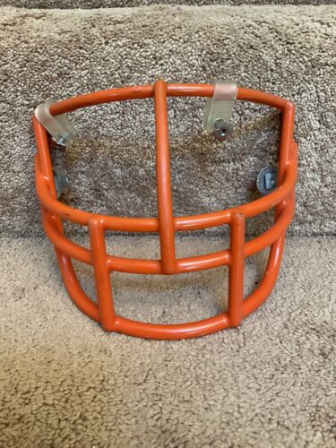 Vintage Riddell 1980s NOPO Football Helmet Lineman Orange 2-Dot Facemask USFL Sporting Goods:Team Sports:Football:Clothing, Shoes & Accessories:Helmets & Hats Riddell   