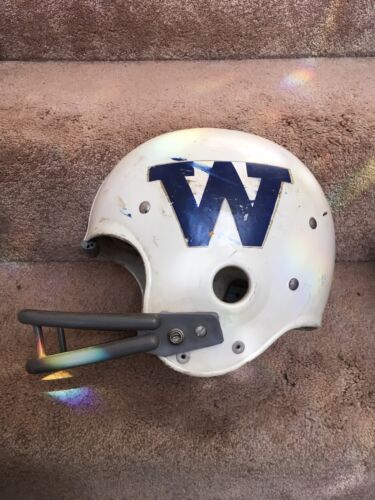 Vintage Original Nokona Football Helmet Washington Huskies 1960s Sports Mem, Cards & Fan Shop:Fan Apparel & Souvenirs:College-NCAA WESTBROOKSPORTSCARDS   