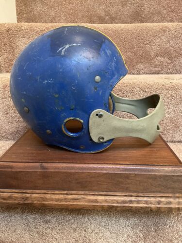 ORIGINAL Vintage 1950s 2-Bar Facemask Suspension Helmet Kra-Lite Rare FA SAF Sports Mem, Cards & Fan Shop:Game Used Memorabilia:Football-NFL:Helmet WESTBROOKSPORTSCARDS   