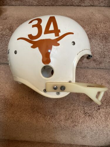 Vintage Original Rawlings HC20 Football Helmet- Custom 1965-1966 Texas Longhorns