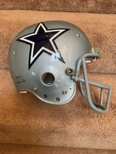 Rawlings HND-9 Football Helmet Schutt Red Dot OPO Dallas Cowboys Tony Dorsett