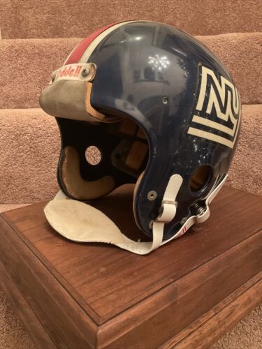 1975 wilson helmet football New York Giants Disco NY Decals Vintage Riddell 1975 PAC3 Football Hel – WESTBROOKSPORTSCARDS