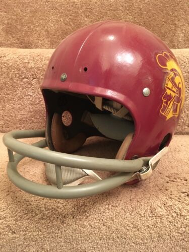 1972 USC Trojans Authentic Game Used Riddell Kra-Lite Football Helmet – WESTBROOKSPORTSCARDS 1972 USC Trojans Authentic Game Used Riddell Kra-Lite Football Helmet – WESTBROOKSPORTSCARDS