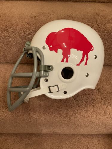Riddell Kra-Lite Old RK2 Suspension Football Helmet 1965-69 Buffalo Bi – WESTBROOKSPORTSCARDS