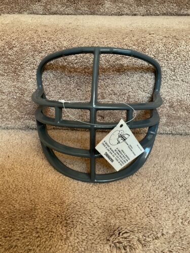 Vintage Gray Riddell 1990s Double Wire Kra-Lite NJOP Football Helmet Facemask Sporting Goods:Team Sports:Football:Clothing, Shoes & Accessories:Helmets & Hats Riddell   