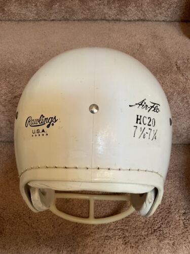 Vintage Original Rawlings HC20 Football Helmet- Custom 1965-1966 Texas Longhorns Sports Mem, Cards & Fan Shop:Fan Apparel & Souvenirs:College-NCAA Rawlings   