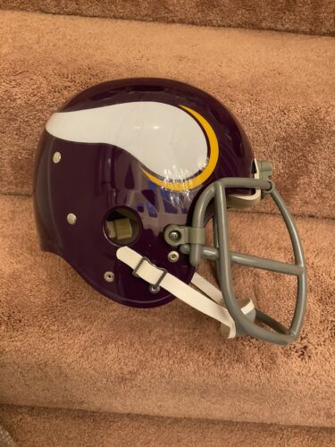Minnesota Vikings TK2 Style Suspension Football Helmet Chuck Foreman