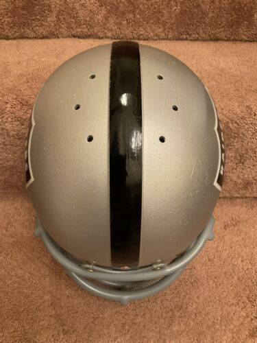 Original Vintage 1960s-1970s Wilson Football Helmet Size 7 Oakland Rai – WESTBROOKSPORTSCARDS Original Vintage 1960s-1970s Wilson Football Helmet Size 7 Oakland Rai – WESTBROOKSPORTSCARDS