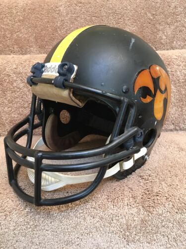 1979 university of wyoming football helmet 1979 Iowa Hawkeyes Authentic Original RIDDell Kra-Lite II Football Hel – WESTBROOKSPORTSCARDS