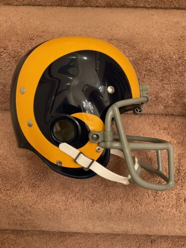 Riddell Kra-Lite RK2 Football Helmet 1973 Los Angeles Rams Jack Snow Prototype