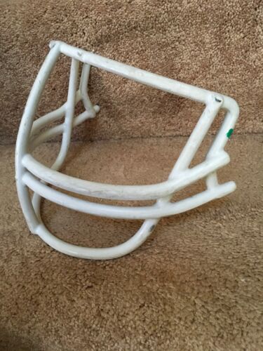 Vintage White Schutt 1970s Double Wire NOP Green Dot XL Football Helmet Facemask Sporting Goods:Team Sports:Football:Clothing, Shoes & Accessories:Helmets & Hats Schutt   