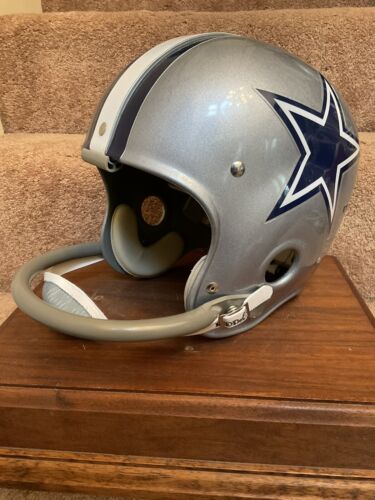 Riddell Kra-Lite RK2 Suspension Football Helmet 1967 Dallas Cowboys Don Meredith Sports Mem, Cards & Fan Shop:Fan Apparel & Souvenirs:Football-NFL Riddell   