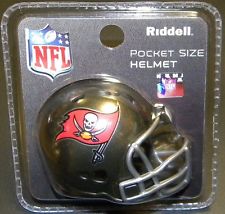 Riddell Pocket Pro and Throwback Pocket Pro mini helmets ( NFL ): 2014 Tampa Bay Buccaneers Revolution Pocket Pro Helmet