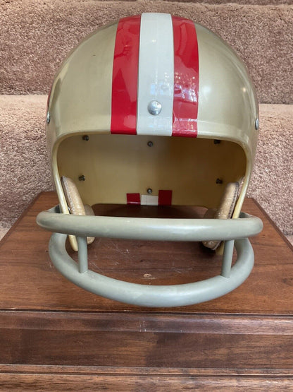 Original Riddell 1971 San Francisco 49ers Kra-Lite Game Football Helme – WESTBROOKSPORTSCARDS Original Riddell 1971 San Francisco 49ers Kra-Lite Game Football Helme – WESTBROOKSPORTSCARDS