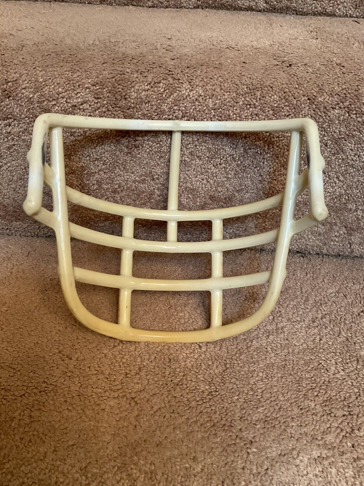 Vintage Riddell 1980s NJOP Football Helmet Lineman White 2-Dot Facemask USFL Sporting Goods:Team Sports:Football:Clothing, Shoes & Accessories:Helmets & Hats Riddell   