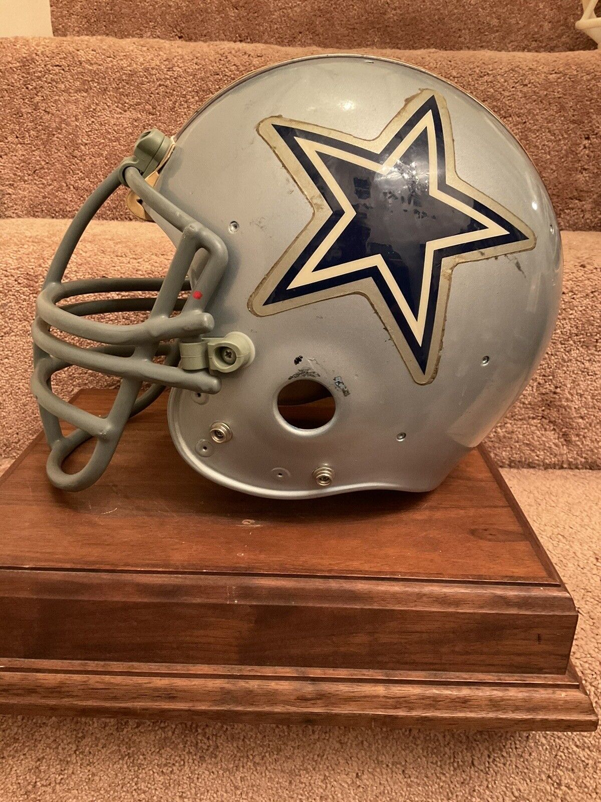 Vintage Original 1978 Dallas Cowboys Riddell PAC-3 Football Helmet NJOP-DW Mask Sports Mem, Cards & Fan Shop:Fan Apparel & Souvenirs:Football-NFL Riddell   