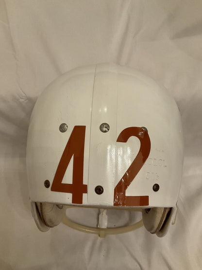 custom championship football helmet Vintage 1969 Wilson Football Helmet Custom Texas Longhorns National Ch – WESTBROOKSPORTSCARDS