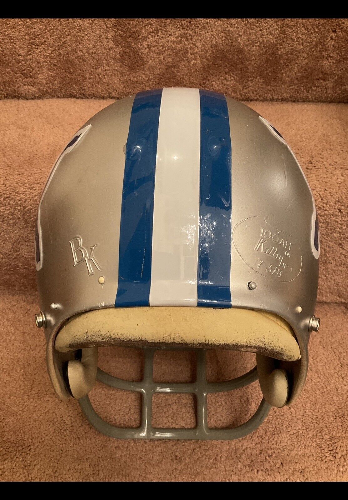 Kelley Football Helmet Custom Detroit Lions Not Clear Shell Dungard Mask Sports Mem, Cards & Fan Shop:Fan Apparel & Souvenirs:College-NCAA Riddell   
