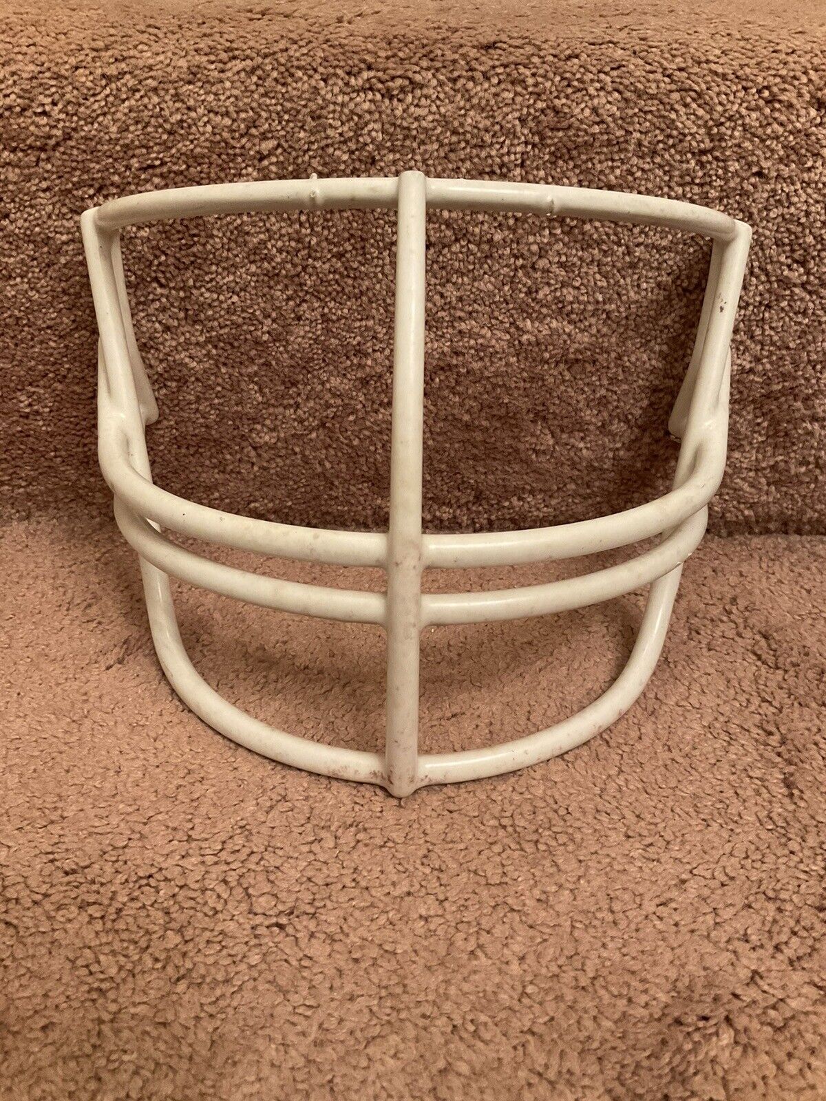 Vintage White Schutt 1980 Double Wire NOP Green Dot XL Football Helmet Facemask Sporting Goods:Team Sports:Football:Clothing, Shoes & Accessories:Helmets & Hats Schutt   