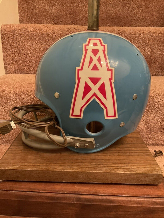 Vintage Riddell 1972 Houston Oilers Kra-Lite Old Football Helmet Lamp Rare! Sports Mem, Cards & Fan Shop:Fan Apparel & Souvenirs:Football-NFL Riddell   