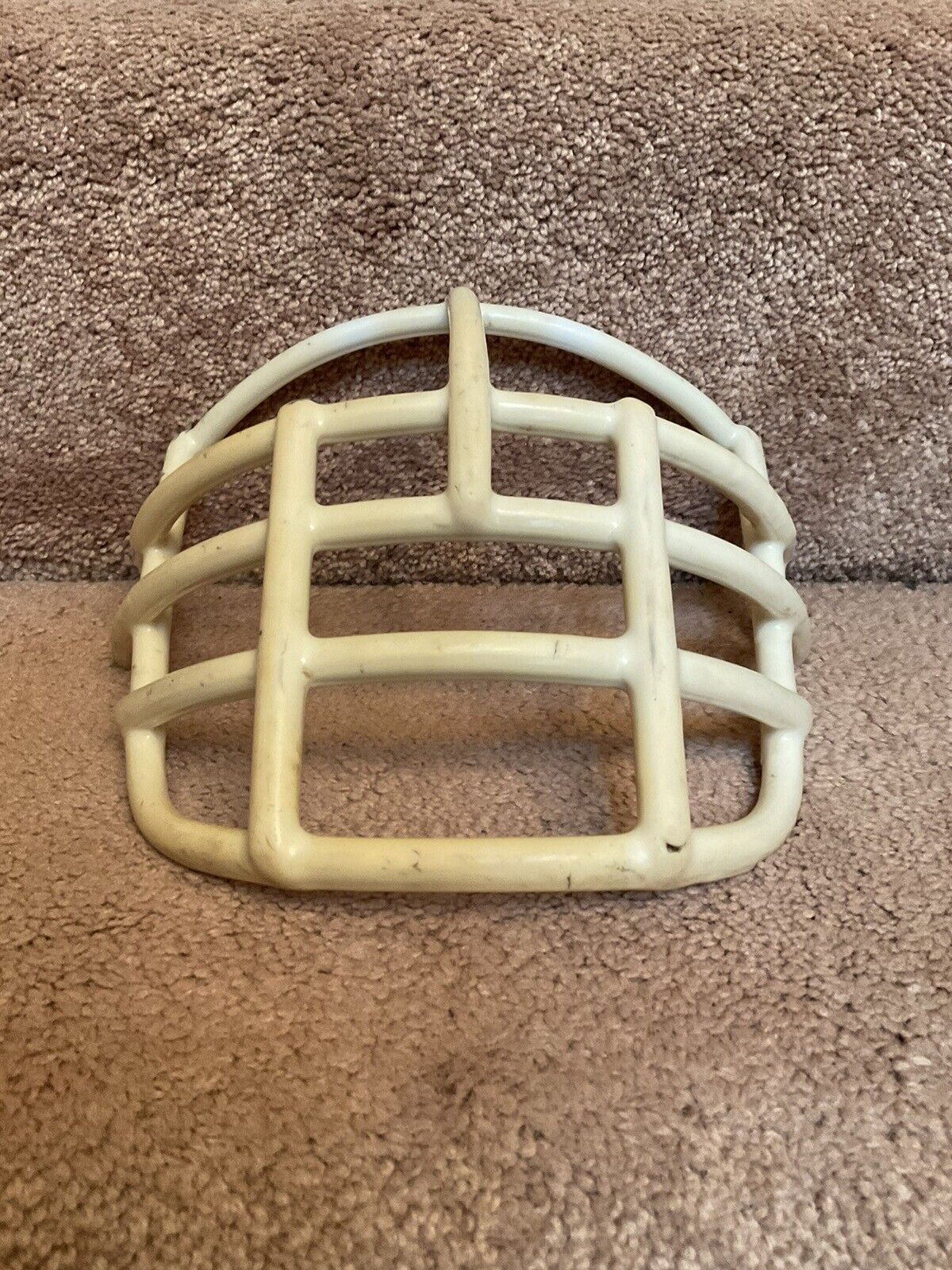 Vintage Riddell 1980s NJOP Football Helmet Lineman White 2-Dot Facemask USFL Sporting Goods:Team Sports:Football:Clothing, Shoes & Accessories:Helmets & Hats Riddell   