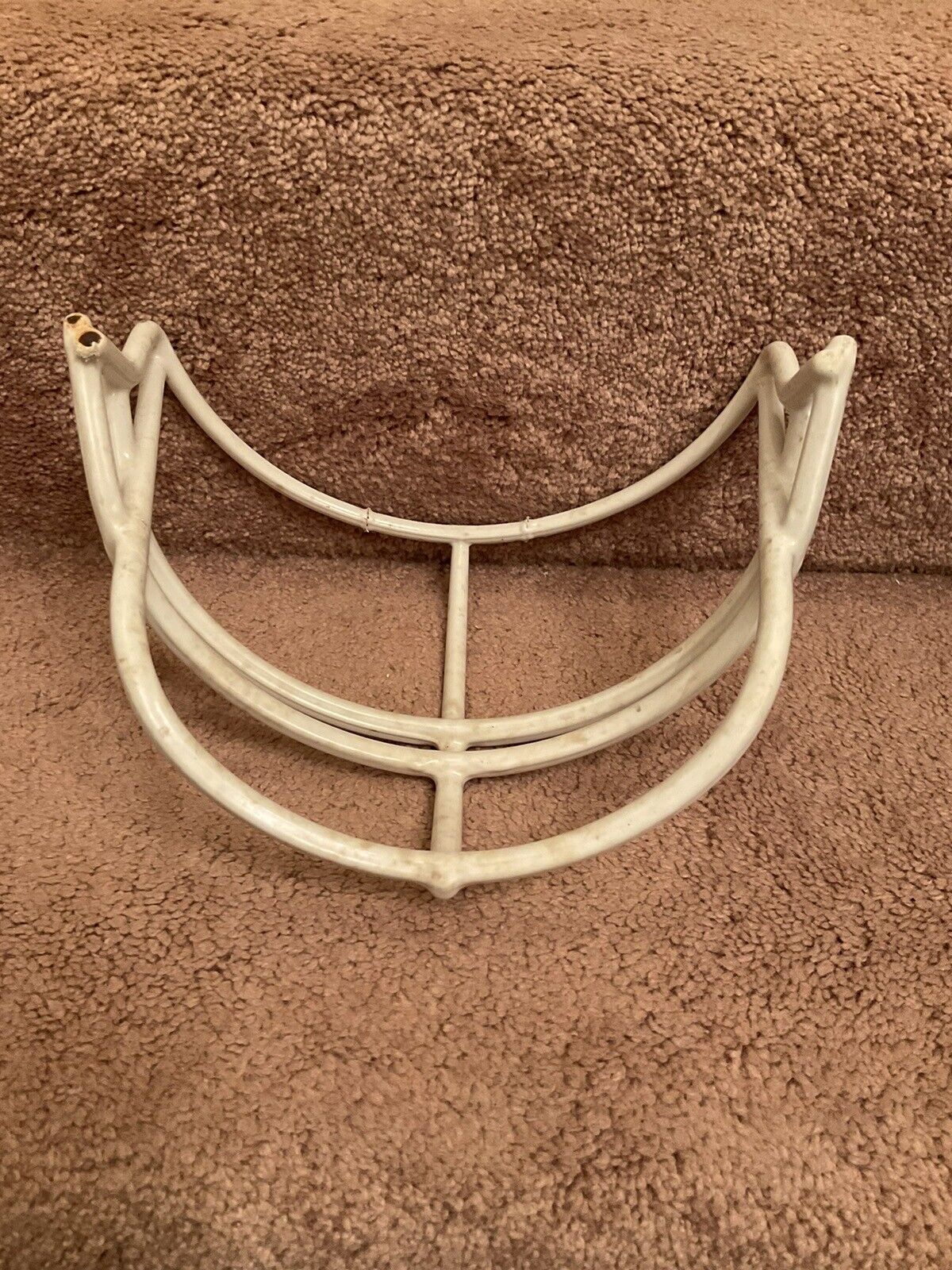 Vintage White Schutt 1980 Double Wire NOP Green Dot XL Football Helmet Facemask Sporting Goods:Team Sports:Football:Clothing, Shoes & Accessories:Helmets & Hats Schutt   