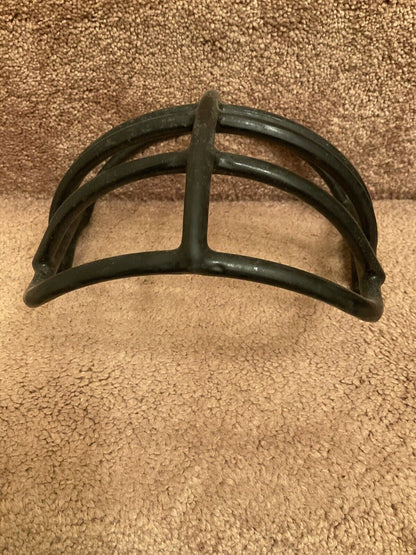 Vintage Schutt 1980 Double Wire NJOP Red Dot Black Football Helmet Face Mask Sporting Goods:Team Sports:Football:Clothing, Shoes & Accessories:Helmets & Hats Schutt   