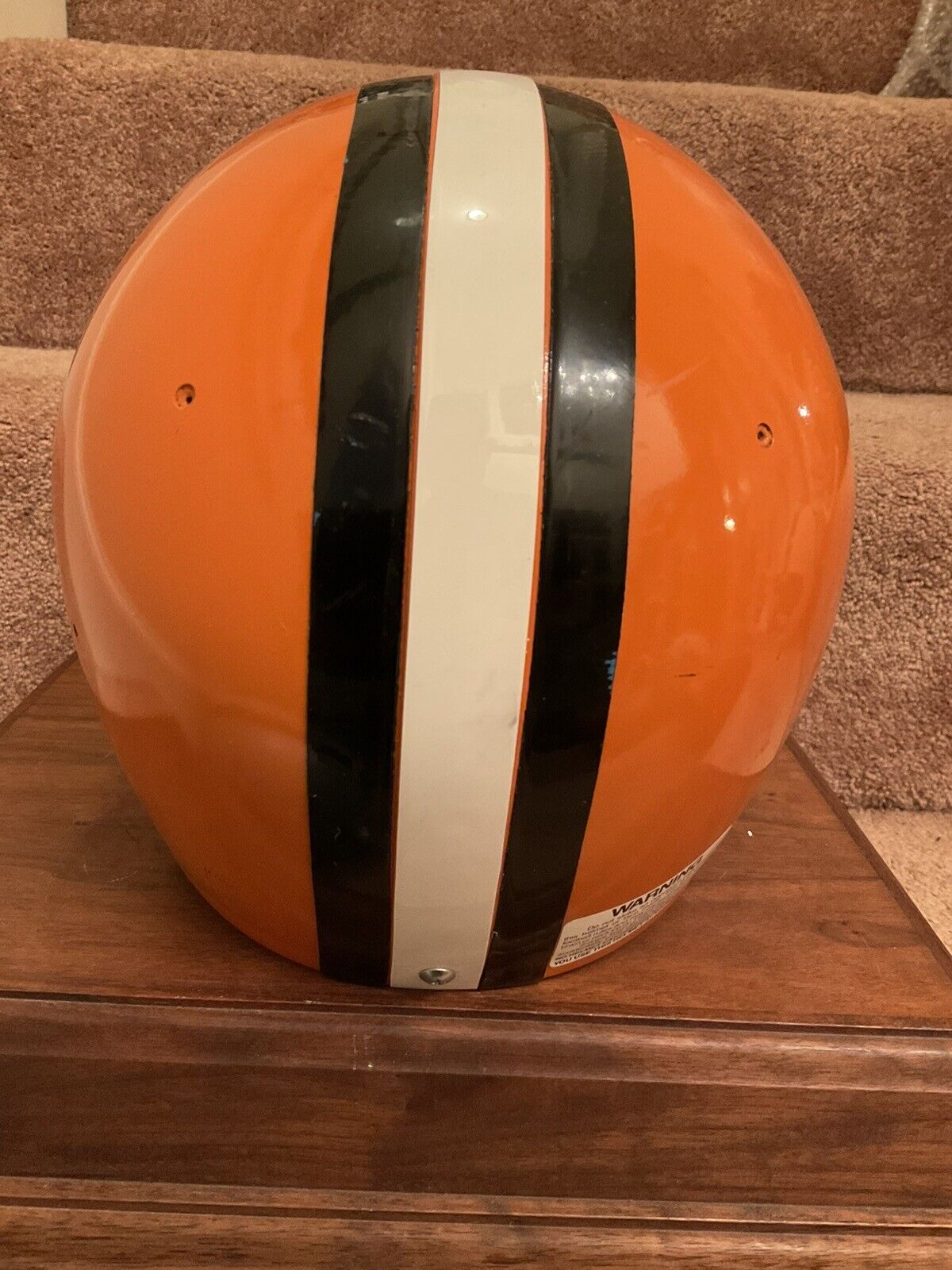 Vintage Riddell 1978 PAC3 Football Helmet Cleveland Browns Schutt Red Dot NOP Sports Mem, Cards & Fan Shop:Game Used Memorabilia:Football-NFL:Helmet WESTBROOKSPORTSCARDS   
