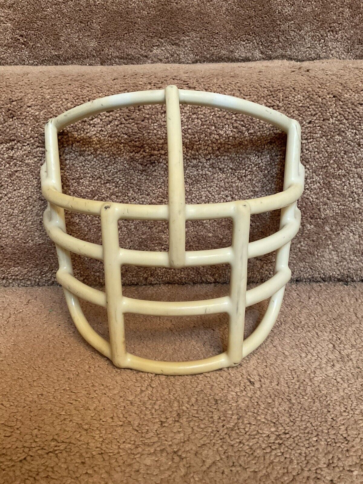 Vintage Riddell 1980s NJOP Football Helmet Lineman White 2-Dot Facemask USFL Sporting Goods:Team Sports:Football:Clothing, Shoes & Accessories:Helmets & Hats Riddell   