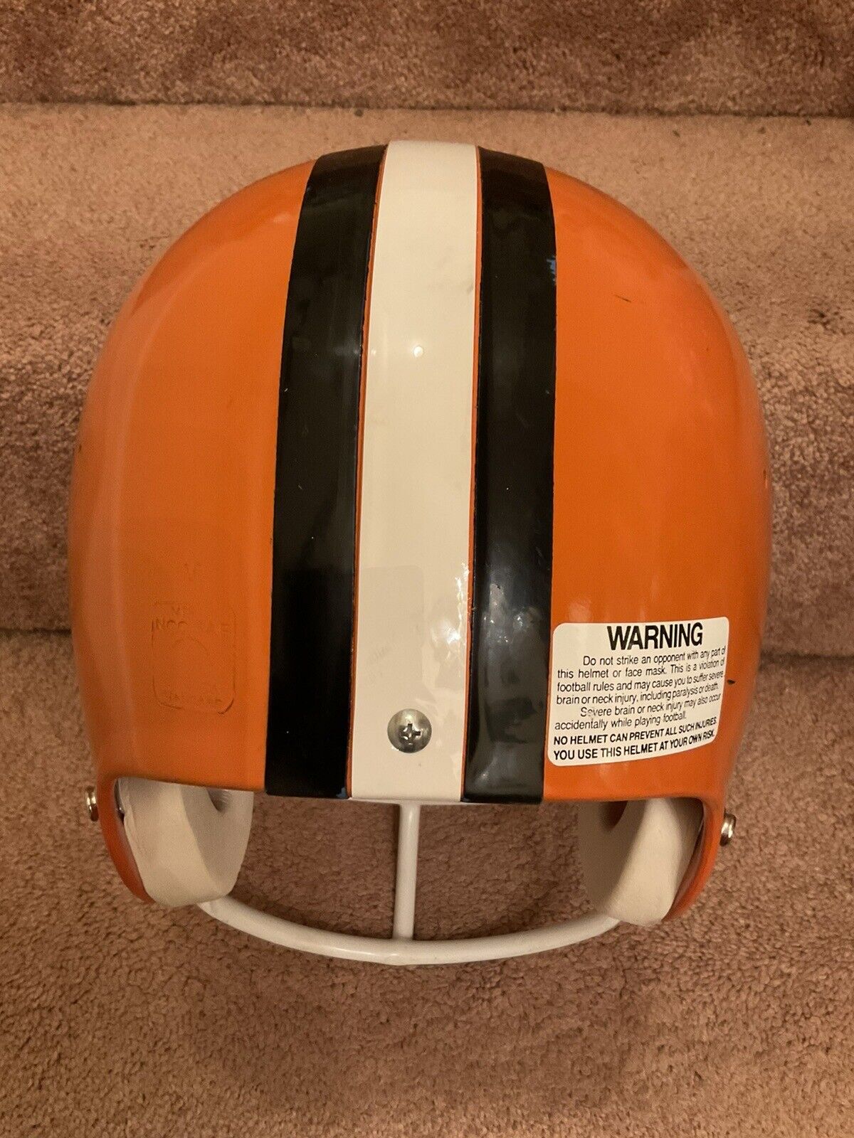 Vintage Riddell 1978 PAC3 Football Helmet Cleveland Browns Schutt Red Dot NOP Sports Mem, Cards & Fan Shop:Game Used Memorabilia:Football-NFL:Helmet WESTBROOKSPORTSCARDS   