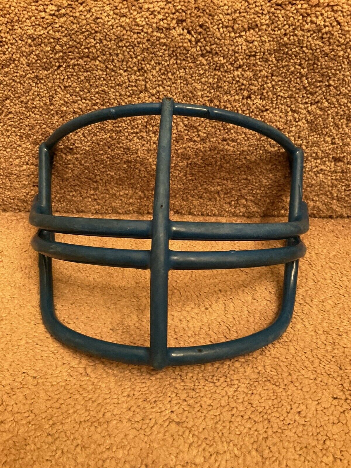 Vintage Schutt 1980 Double Wire NOP Red Dot Blue Football Helmet Face Mask Sporting Goods:Team Sports:Football:Clothing, Shoes & Accessories:Helmets & Hats Schutt   