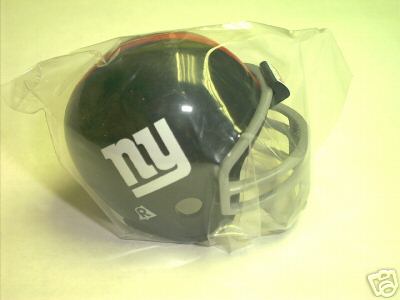 New York Giants Riddell NFL Pocket Pro Helmet 1961-1974 Throwback ("ny" Logo with Gray Mask) from series II (2)  WESTBROOKSPORTSCARDS   