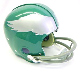 Riddell Classic RK Pro Line Throwback Helmets: Philadelphia Eagles '55-'69 Classic Riddell RK Throwback Full Size Helmet