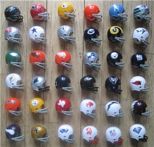 Riddell NFL Pocket Pro Original 2-Bar Throwback Helmet Set (DOES NOT INCLUDE A DISPLAY CASE)  WESTBROOKSPORTSCARDS   