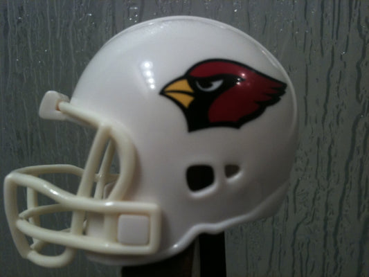 Riddell Pocket Pro and Throwback Pocket Pro mini helmets ( NFL ): Arizona Cardinals Revolution Pocket Pro Helmet (Alternate White mask)