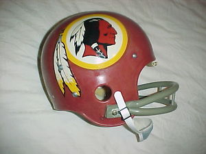 Game Used NFL, Riddell Kra-Lite, and Miscellaneous Helmets: Washington Redskins Riddell Kra-Lite II Suspension Helmet circa 1972  WESTBROOKSPORTSCARDS   