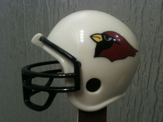 Riddell Pocket Pro and Throwback Pocket Pro mini helmets ( NFL ): Arizona Cardinals Throwback Pocket Pro Helmet (Alternate Black mask)