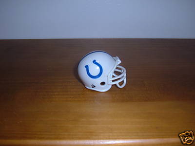 Baltimore Colts Riddell NFL Pocket Pro Helmet 1978-94 Throwback (White helmet with White Mask)  WESTBROOKSPORTSCARDS   