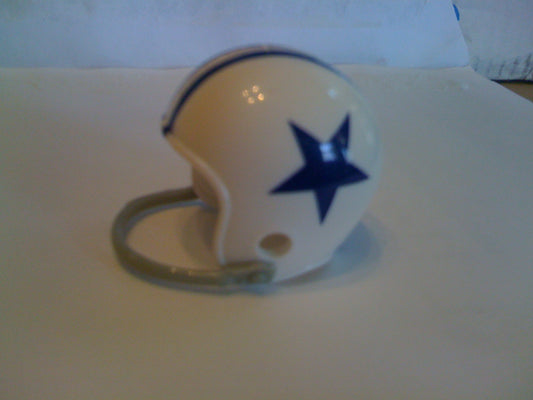 Riddell Pocket Pro and Throwback Pocket Pro mini helmets ( NFL ): 1960 Dallas Cowboys Custom Single-Bar Throwback Pocket Pro Helmet