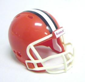 Cleveland Browns Riddell NFL Revolution Pocket Pro Helmet 2005 Throwback  WESTBROOKSPORTSCARDS   