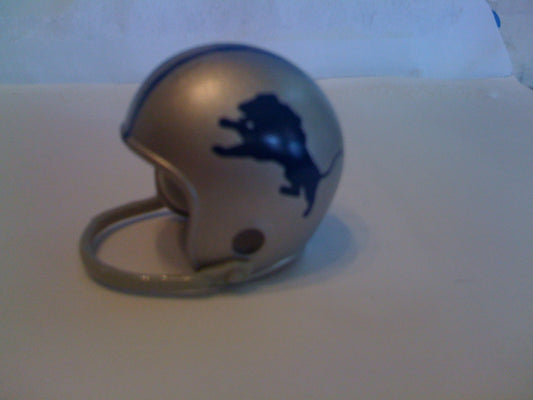 Detroit Lions Riddell NFL Single-Bar Pocket Pro Helmet 1692 Custom Throwback (No white center stripe)  WESTBROOKSPORTSCARDS   